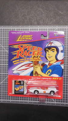 Johnny Lightning Speed Racer Playing Mantis 1997 MACH 5 Vehicle w/ Cel # 31