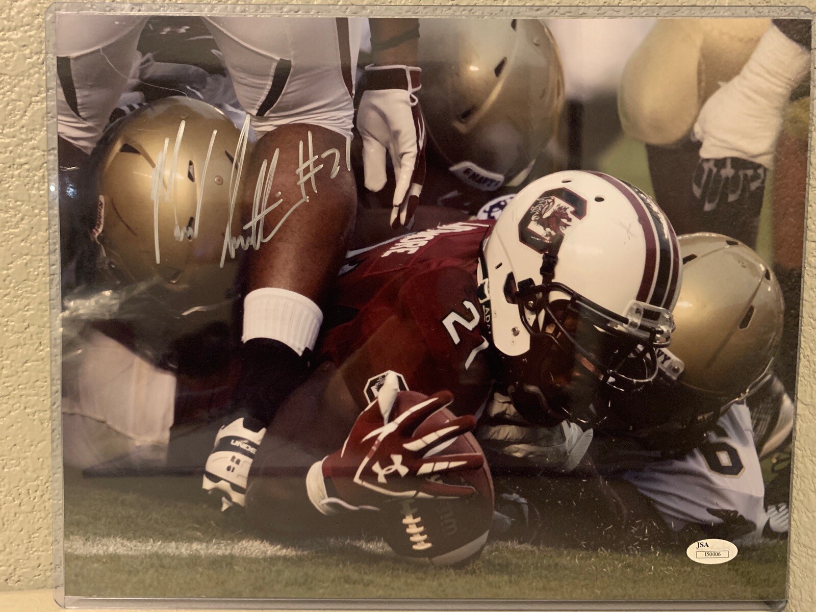 Marcus Lattimore Autographed Signed South Carolina Gamecocks 11x14 Photo JSA 