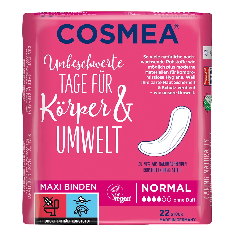 INTIMHYGIENE Pelz Cosmea Binden ComfortPlus Normal 22 Stk