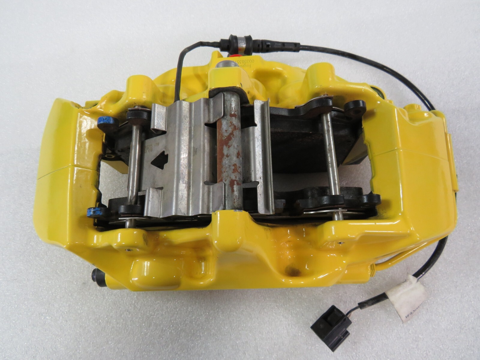 McLaren 720S, LH, Left, Front Brake Caliper, Yellow, Used, P/N 14CA086CP