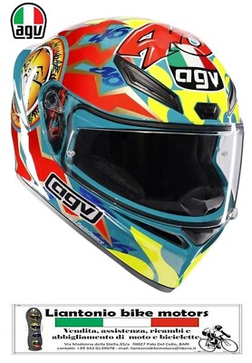 Casco Integrale Agv K1 s VALENTINO ROSSI REPLICA MUGELLO 1999