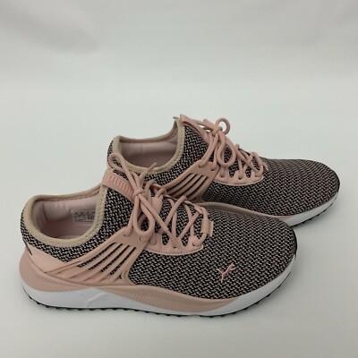 NEW Puma Women's Pacer Future Knit Sneaker Ebony/Lotus Size 9 Pink / Peach