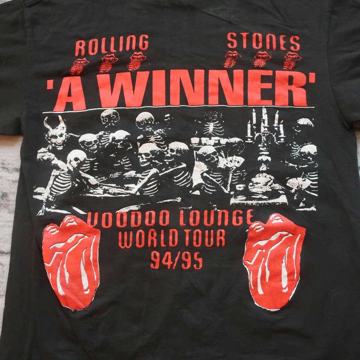 Rolling Stones　VOODOO LOUNGE　スカルTシャ 1994 Rolling Stones Voodoo Lounge Shirt Vintage Tee 90s