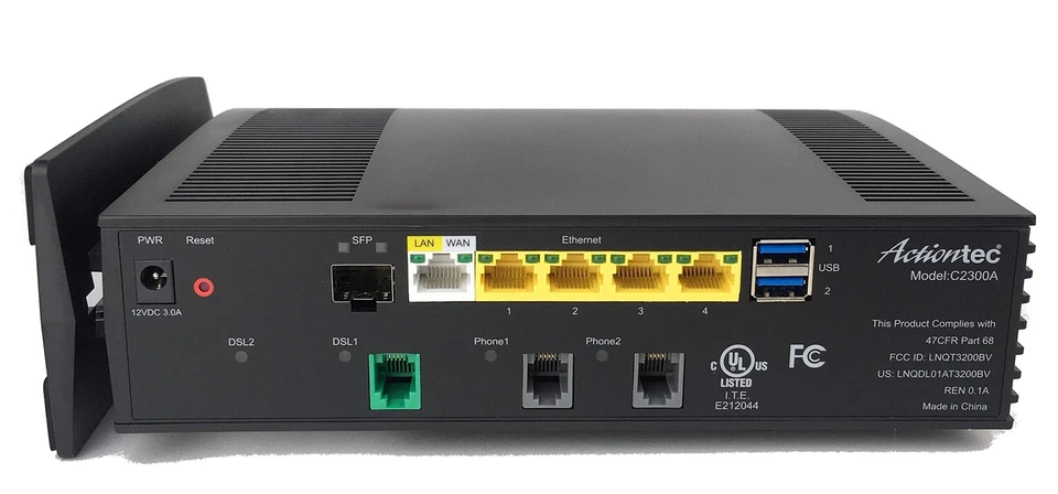 Actiontec C2300A Bonded VDSL2/G Wireless AC Gateway for Centurylink - Image 2 of 2
