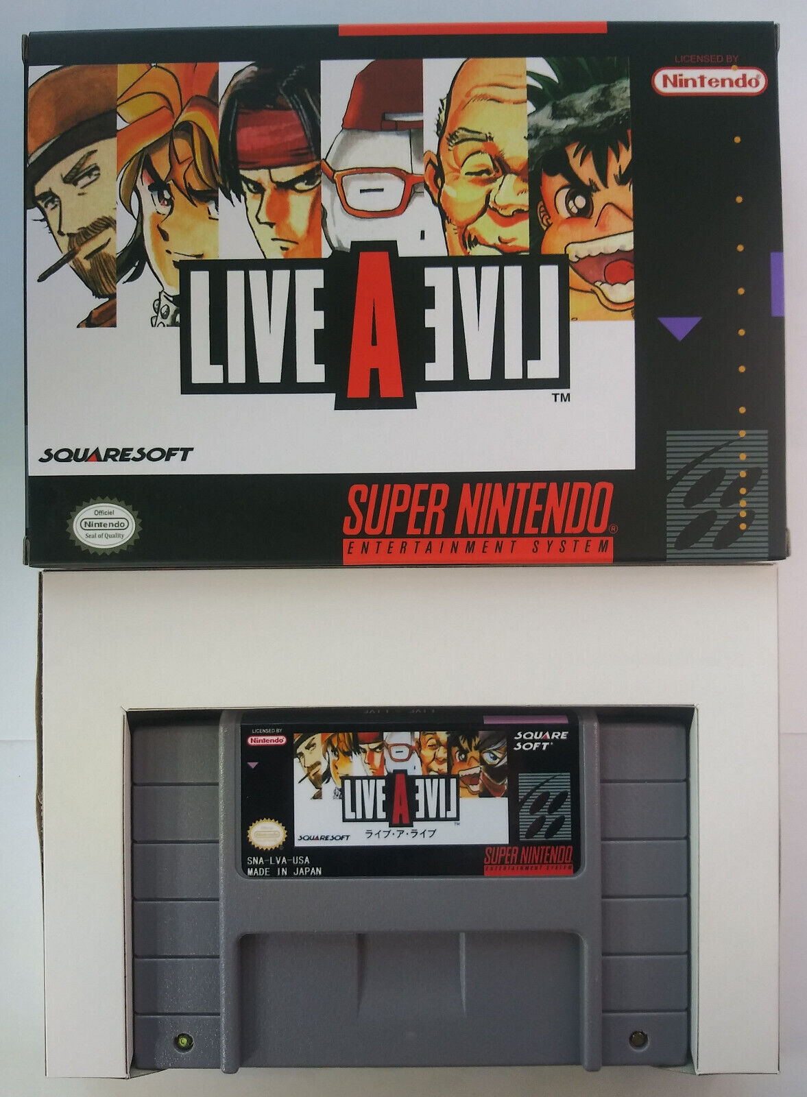 Live A Live SNES ROM W/ Case english Translation 