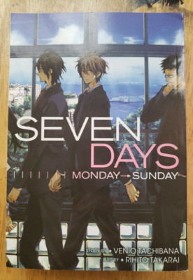 SUBLIME Seven Days Sunday Monday Boy's Love BL Yaoi Manga Venio Tachibana Eng