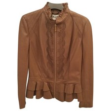 Alice By Temperley Leather Jacket  Rrp: £700