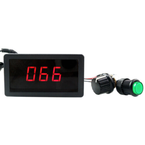  Controlador de velocidad regulador de velocidad regulador de motor de 6 V CC PWM pantalla digital - Imagen 1 de 5