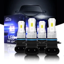 6500K LED Headlight Bulbs For Nissan Titan PRO-4X Crew Cab Pickup 5.6L 2004-2015
