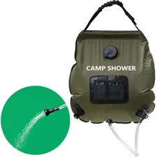 Lohascamping Folding Camping Shower Bag Solar Shower Bag 20L Outdoor Solar Heati