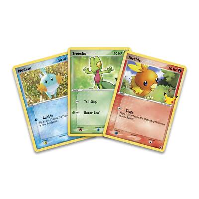 Pokemon TCG Hoenn First Partner Booster Pack 25th (3x JUMBO OVERSIZED CARDS) NEW | eBay Pokemon TCG Hoenn First Partner Booster Pack 25th (3x JUMBO OVERSIZED CARDS) NEW | eBay