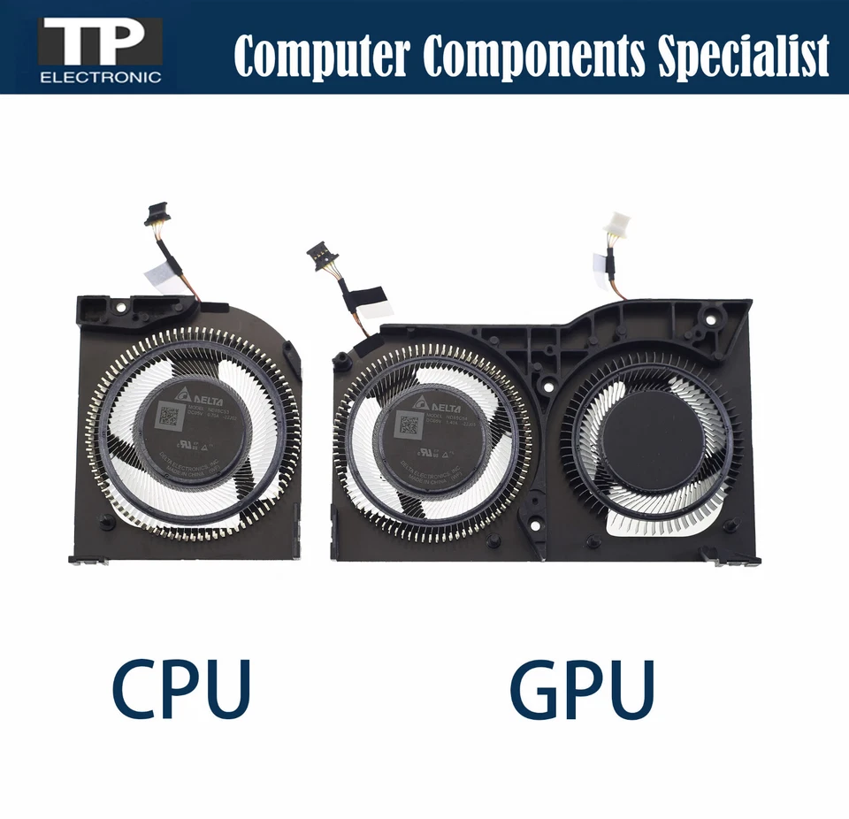 Laptop CPU GPU fan ND85C53 ND85C54 for ACER Predator Traitor 17x PTX17-71 N23Q10 - Imagem 2 de 2