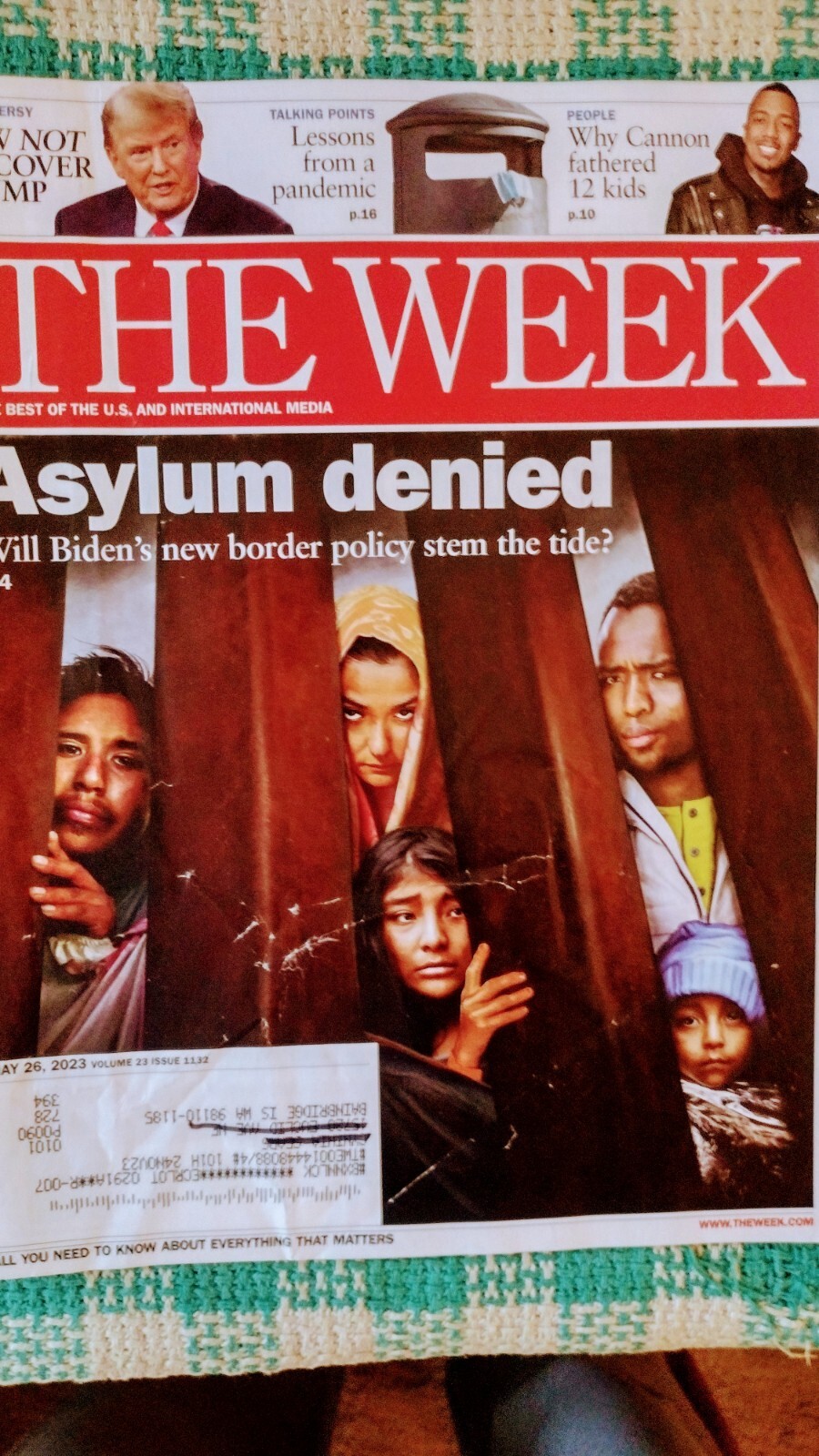 THE WEEK ASYLUM DENIED BEST OF U.S.INTERNATIONAL MEDIA 05/26/2023 MAGAZINE