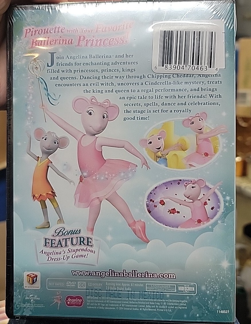 Angelina Ballerina “Ballerina Princess” (DVD) NEW & SEALED! | eBay