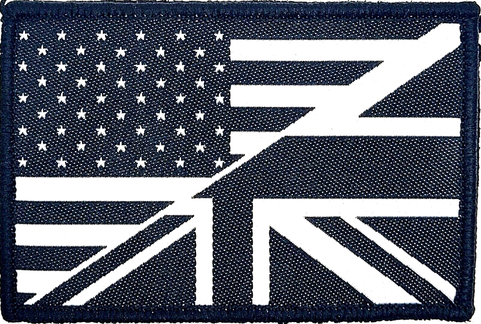 🔥 United States UK Flag Woven Embroidered Tactical Patch  3