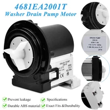 Washer Drain Pump Motor 4681EA2001T Replacement For LG Kenmore Washers Machine