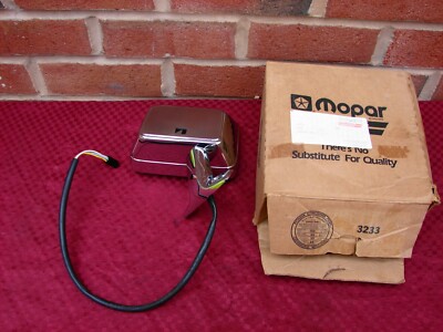 81-88 AMC EAGLE SPIRIT CONCORD RH NOS CHROME POWER REMOTE CONTROL MIRROR 