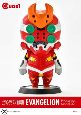 Neon Genesis Evangelion EVA Production Model 02 Cutie PVC Figur PRIME 1 STUDIO