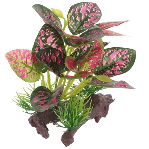 Small Aquarium Plants Fish Tank Ornaments Betta Hideout Artificial Water Plants - Bild 4 von 12