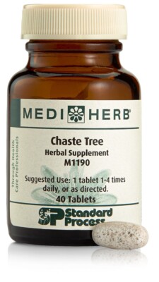 Chaste Tree Herbal Supplement M1190 Standard Process Mediherb