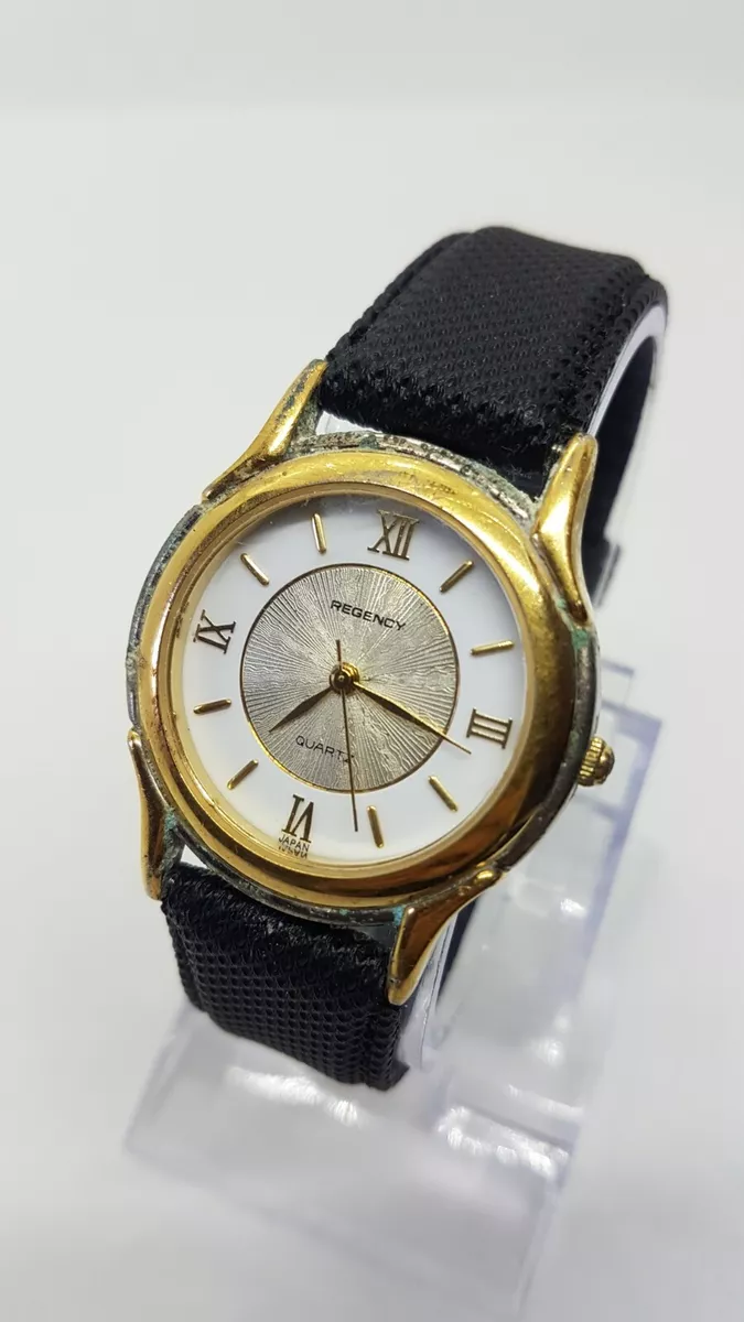 Regency Gold White Elegant 36mm watch Minimal Wedding Dress Watch Jewelry Men