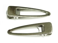 All in ONE Tear Drop Shape Hair Clips Metal Alligator Clips for DIY Craft Si...