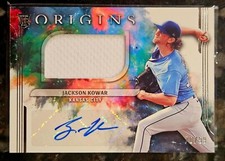 2022 Panini Chronicles Origins Jackson Kowar Auto 70/99 Jumbo Material RC