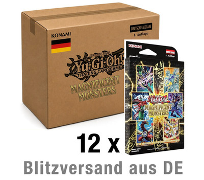 YuGiOh Magnificent Monsters CASE - Deutsch (12x Boxen) | NEU & SEALED