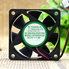 1 pcs YOUNGLIN 6020 DFS602012H DC12V 2.0W 6CM cooling fan