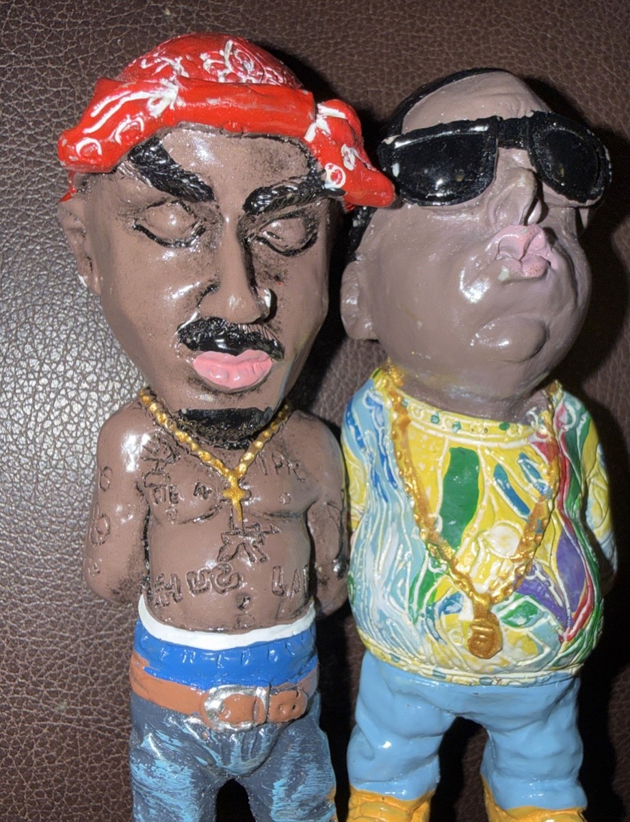 Hand painted Tupac Shakur/2pac and Notorious B.I.G Biggie Smalls