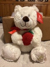 Edible Arrangements Berry Loved Bear Plush Stuffed Animal Chocolate Strawberry