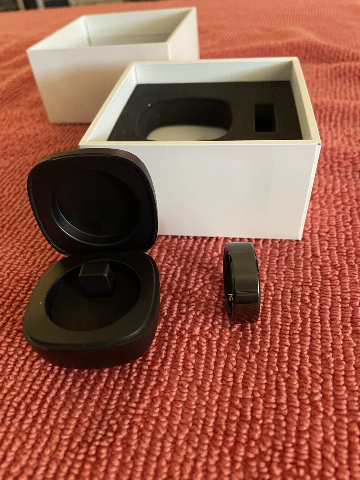 Smart Ring Fitness Tracker for Men Women in Silver Black Onyx 11 Colors