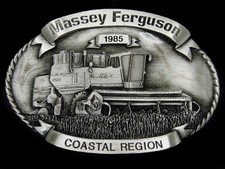 UB05133 NOS VINTAGE 1985 MASSEY-FERGUSON 850 COASTAL REGION BELT BUCKLE
