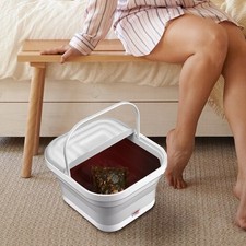 Electric Heated Foot Bath Heated Folding Foot Bath Basin Red Light Daily natural