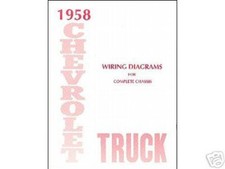 1958 Chevrolet Truck All Models Wiring Diagrams Manual