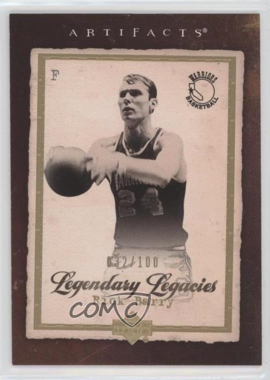 2007 Upper Deck Artifacts Legendary Legacies Gold 32/100 Rick Barry #194 HOF h8k