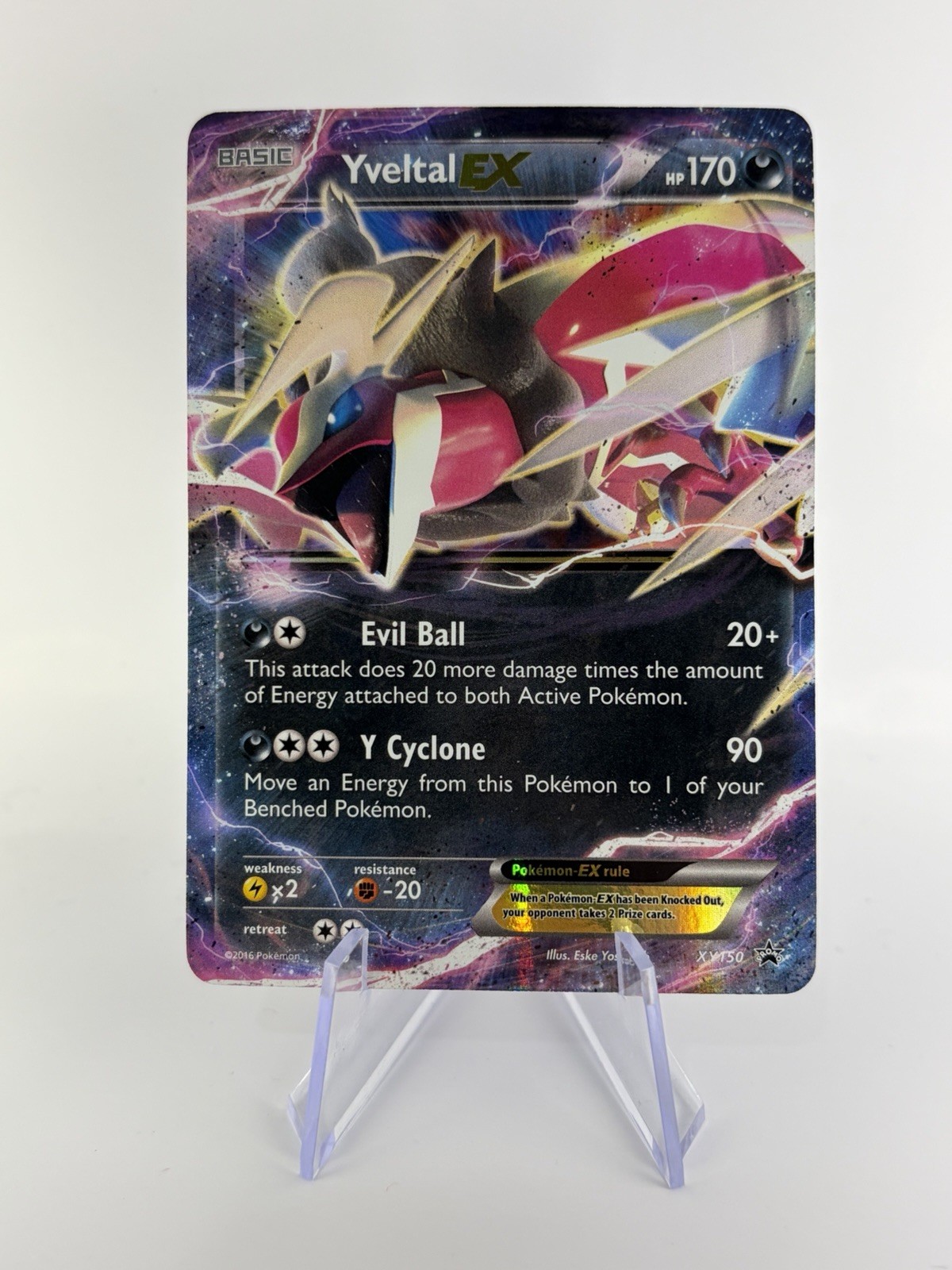 Yveltal EX XY150 - XY Black Star Promo Holo Rare Pokemon TCG NM