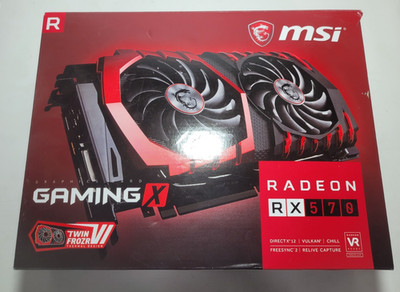 MSI Radeon RX 570 TWIN FROZR VI 4GB GDDR5 Desktop Graphics Card w/BOX #0435