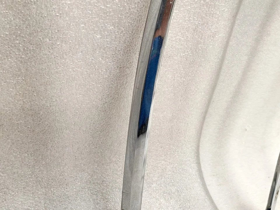 75-80 Chrome Tail Light Trim Bezel Molding Set- Dodge D100 W100 Ram Rancharger   - Image 3 of 4