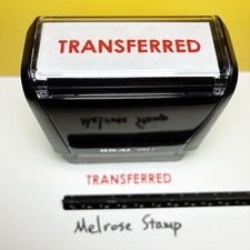 Transferred Rubber Stamp Red Ink Self Inking Ideal 4913