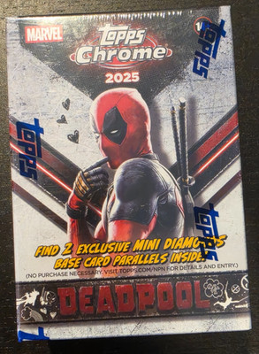 2026 TOPPS CHROME DEADPOOL FACTORY SEALED VALUE BLASTER BOX - In Hand