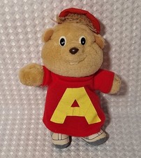 Vintage 1987 Alvin  The Chipmunks Alvin Plush 7" Stuffed Animal Graphics Int