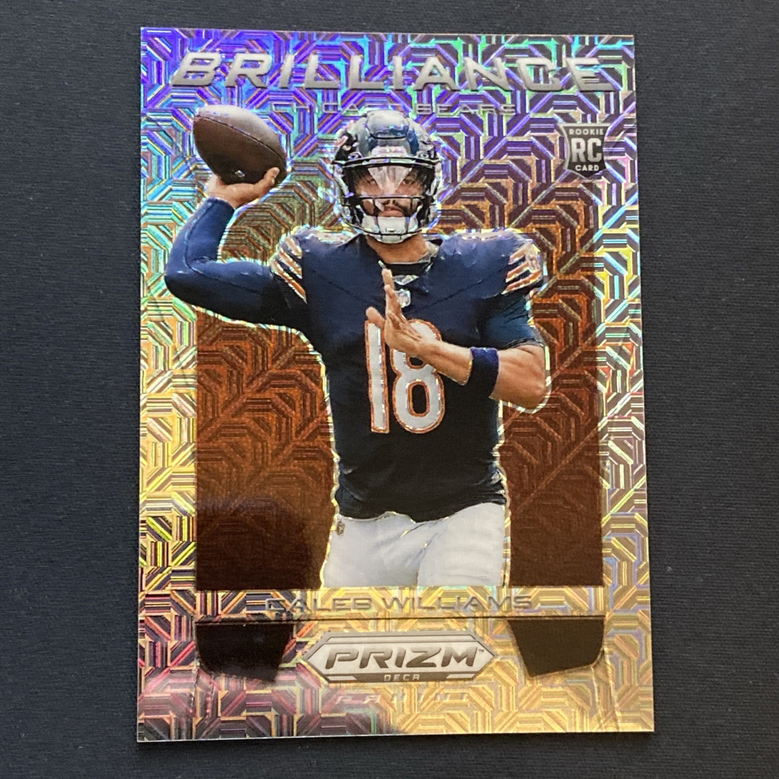 2024 Panini Prizm DECA BRILLIANCE Caleb Williams Mojo 1/30 RC Bears FIRST PRINT