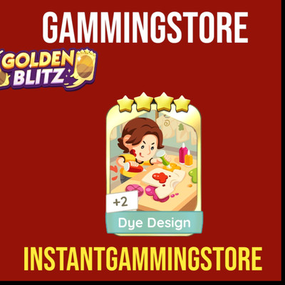 1x Dye Design Golden Blitz (Mono_poly Go) Stickers