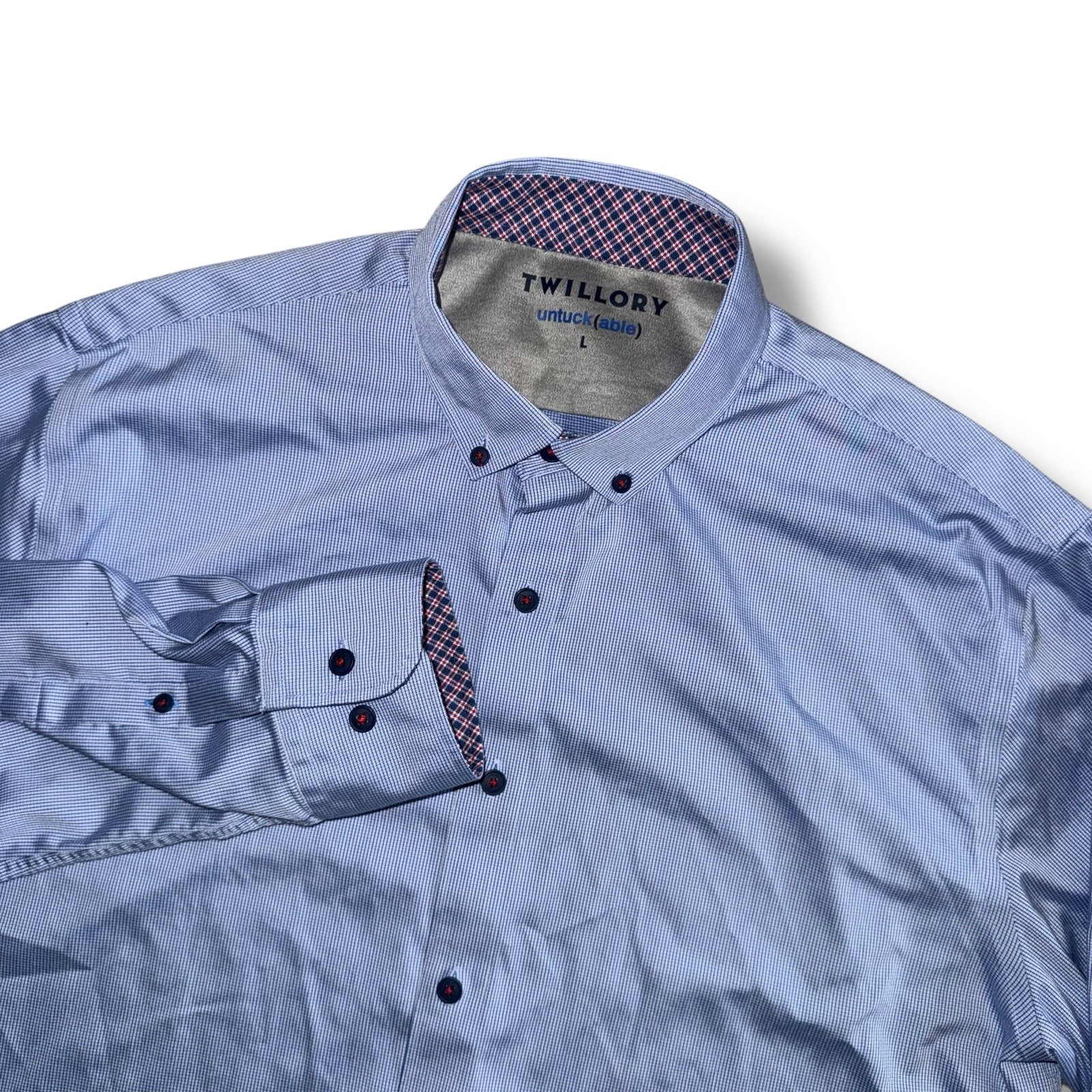 Twillory Untuckable Performance Button Down Shirt… - image 2