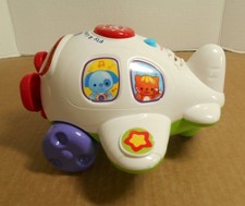 Vtech Fly and Learn Airplane Tested Works G64