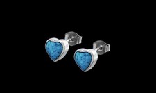 Small Heart Stud Earrings