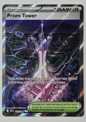 Prism Tower 111/086 Chaos Rising Ultra Rare Full Art Trainer