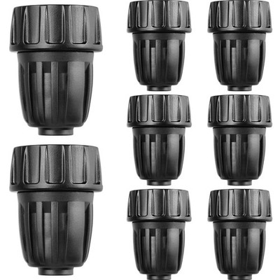 JAYEE Drip Irrigation Tubing Faucet Adapters, 8 Pcs 8P Adapter 