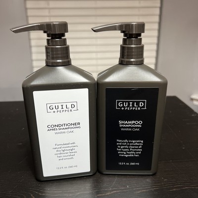 2 PACK Guild + Pepper Warm Oak Shampoo & Conditioner Combo Set Bundle 360ml New